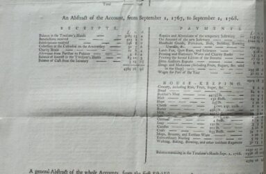 Annual report 1768