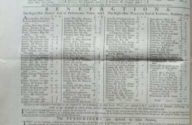 Annual report 1768