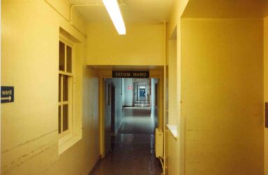 Photo of hospital corridor leading to ward area