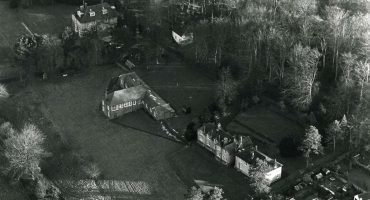 Aerial view of Harnwood Hospital site