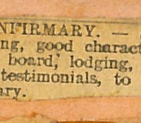 Second porter advert wages £25 a year