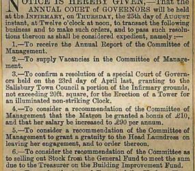 Newspaper clipping from 1892