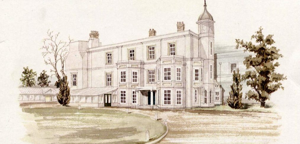 Watercolour image of Old Manor