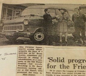 Newspaper article about the League of Friends