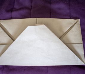 fold up bottom flap