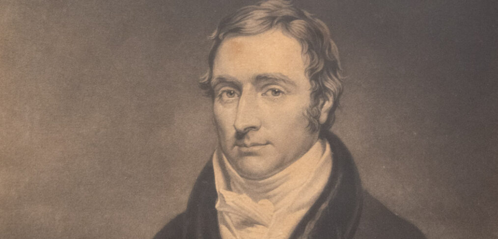 Detail of historic portrait