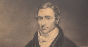 Detail of historic portrait