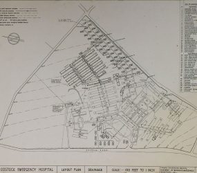 Layout plan of Odstock Emergency Hospital