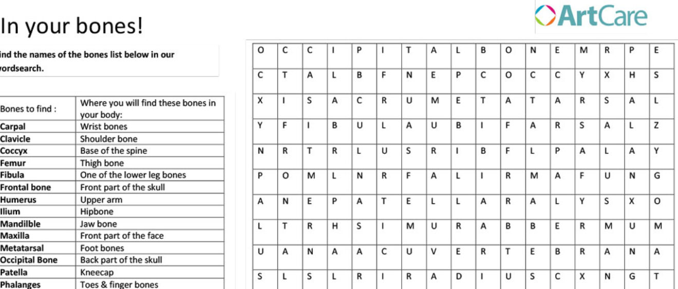 Preview of a wordsearch