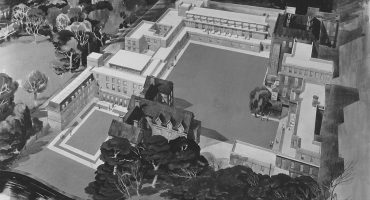 Drawing of 3D view of extensions to site