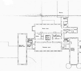 Floor plan with room labels