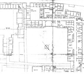 Floor plan with room labels