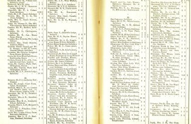 Entry showing Louis Greville donated £10 10s