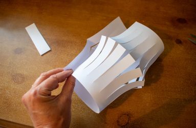 fold round to join the two ends