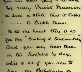 Letter from Florence Nightingale, 15 Nov 1896, page 1