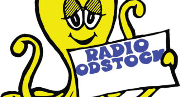 Colour illustration of yellow octopus named oddie with hat