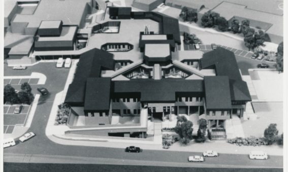 3D model of the spinal injuries treatment centre, adjoining the main hospital