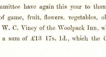image of extract from the SGI annual report 1897, mentioning Spot's contribution to fundraising