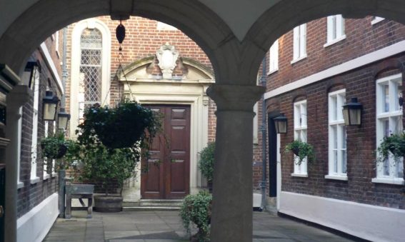 Exterior of Trinity Hospital today