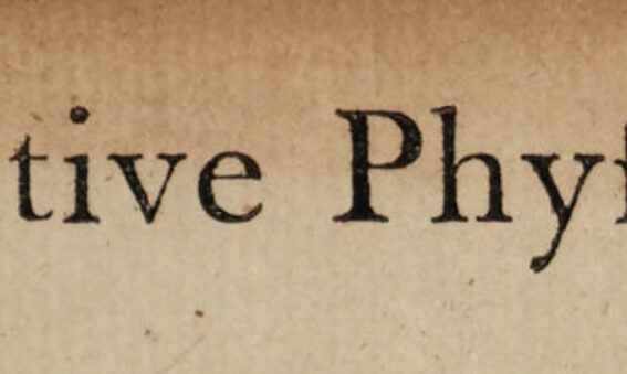 Close up text of Primitive Physick book